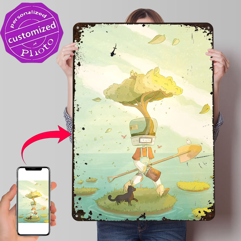 Bonsai Garden Wall - Póster de Robot Jardinero de Bonsái,