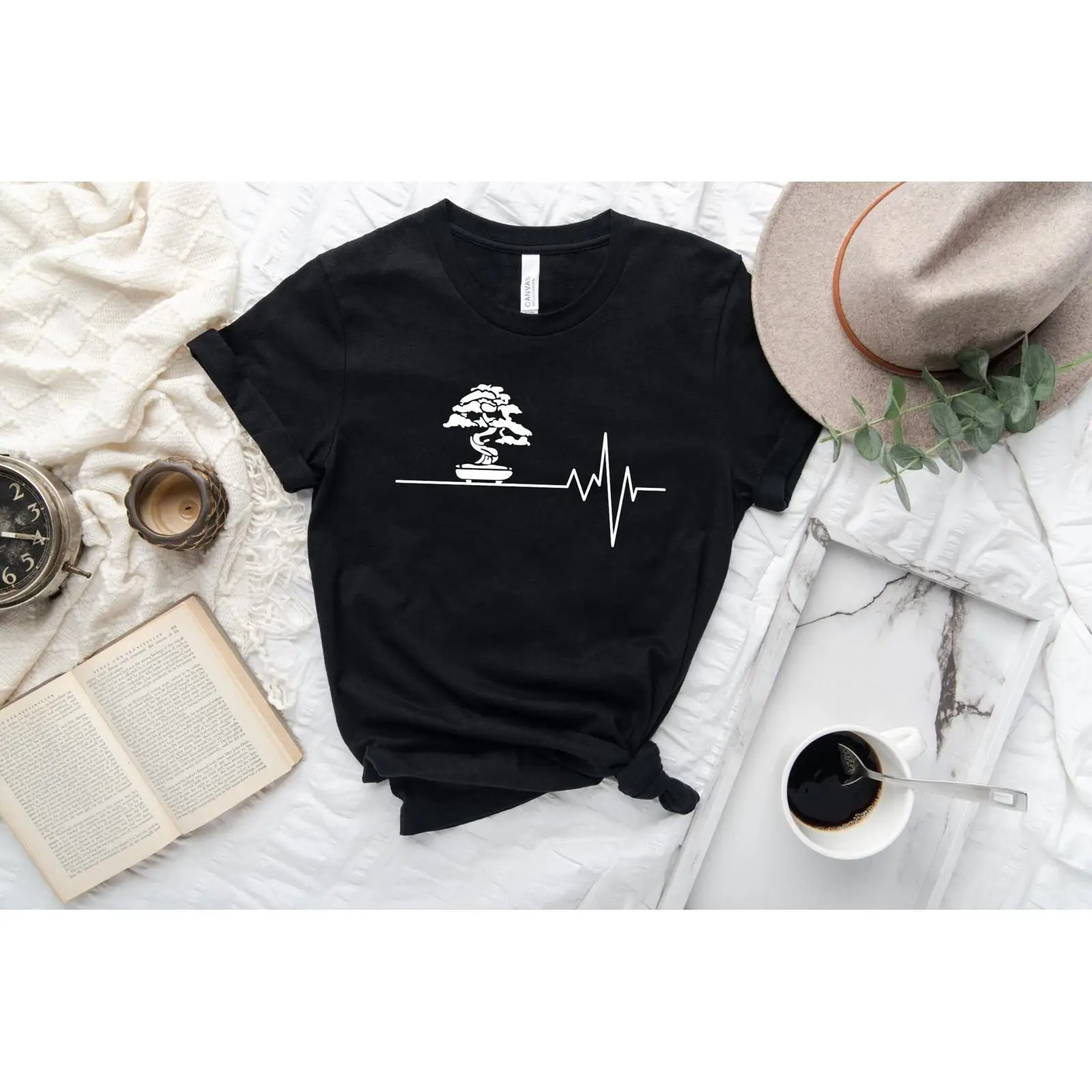 Bonsai Garden Japan - Camiseta Bonsai Heartbeat, camiseta japonesa para
