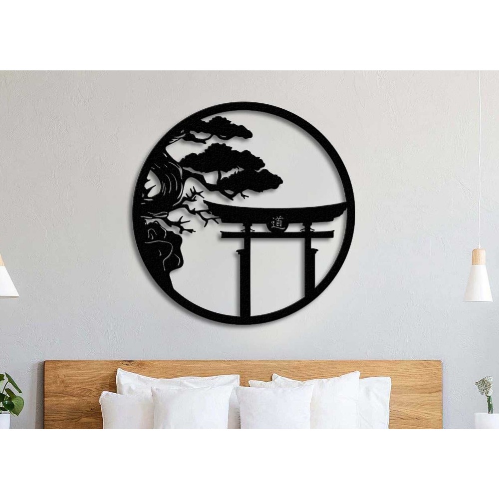Bonsai Garden Wall - Arte Metálico de Pared con Diseño