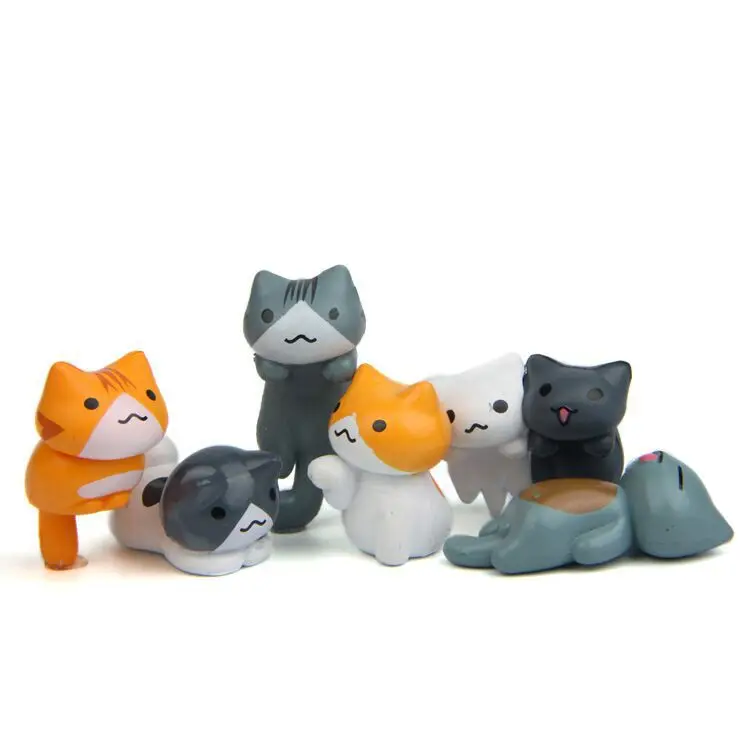Bonsai Garden Japan - Juego de 6 piezas de gatos