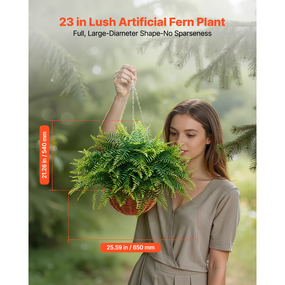 Helechos Artificiales, 2 Pieza - Bonsai Garden Wall reseña y precio