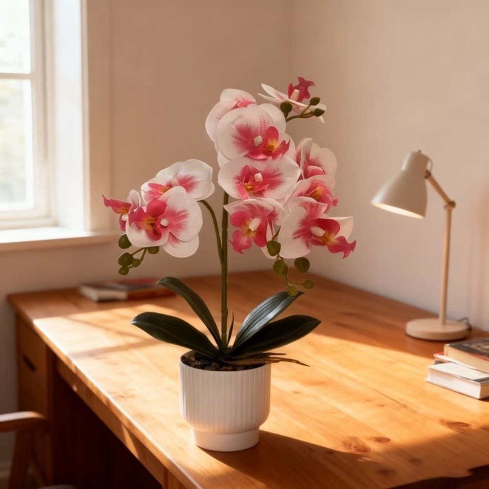 Orquídea Mariposa Artificial M - Bonsai Garden Pot reseña y precio