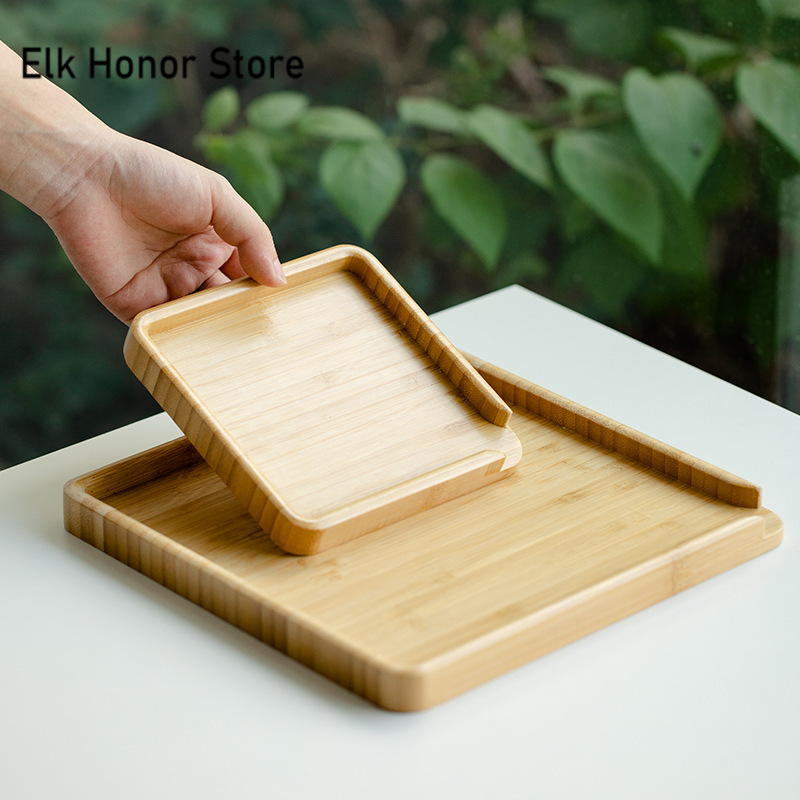 Bandeja de comida de bambú chi - Bonsai Garden Pot reseña y precio