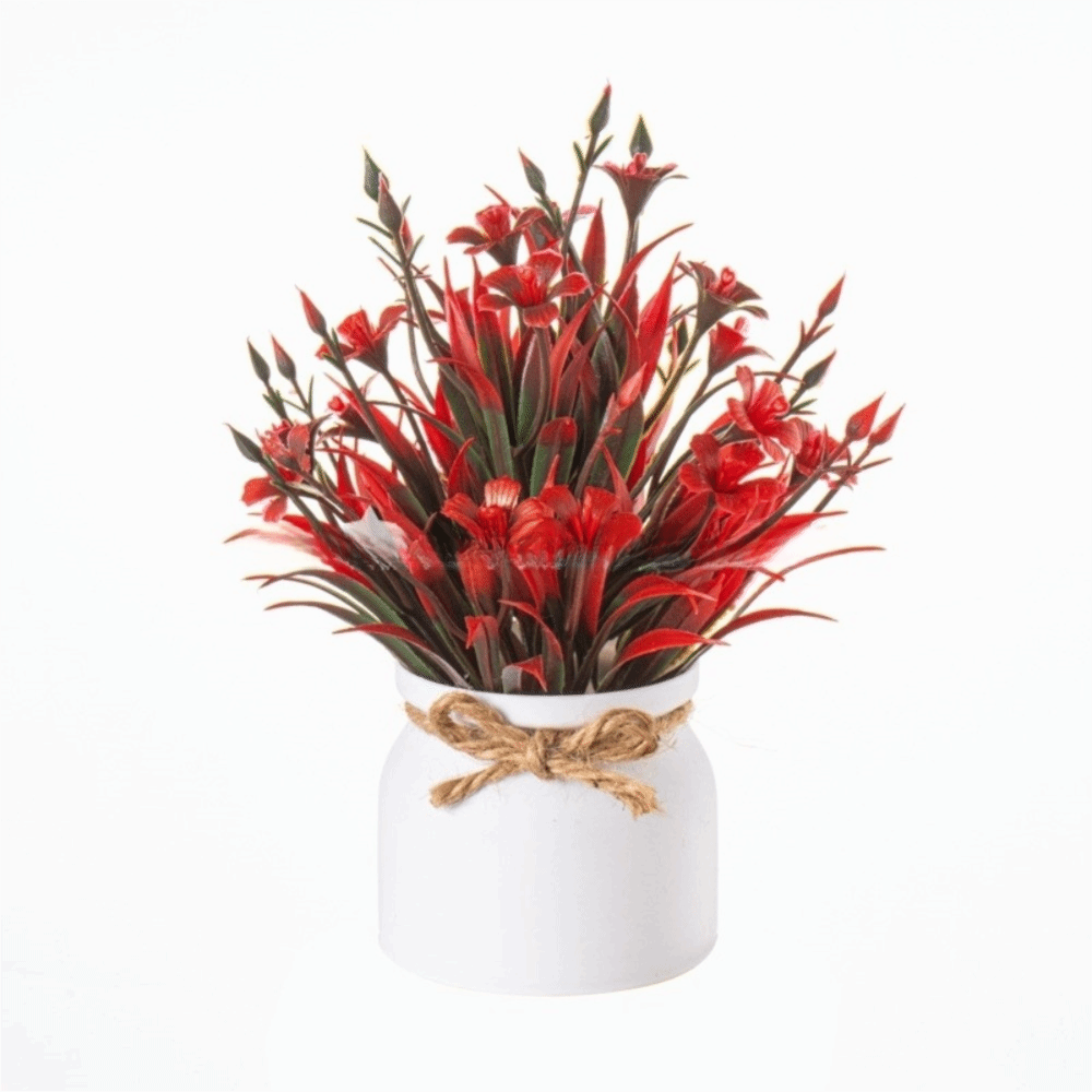 Nuevas flores falsas en maceta - Bonsai Garden Pot reseña y precio