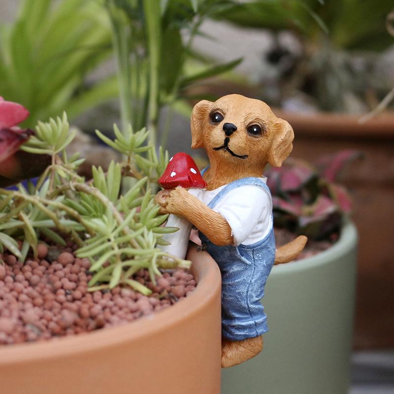 Linda Figura de Perro Colgante - Bonsai Garden Pot reseña y precio