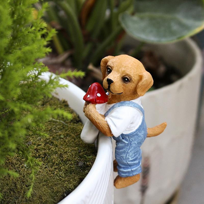 Linda Figura de Perro Colgante - Bonsai Garden Pot reseña y precio
