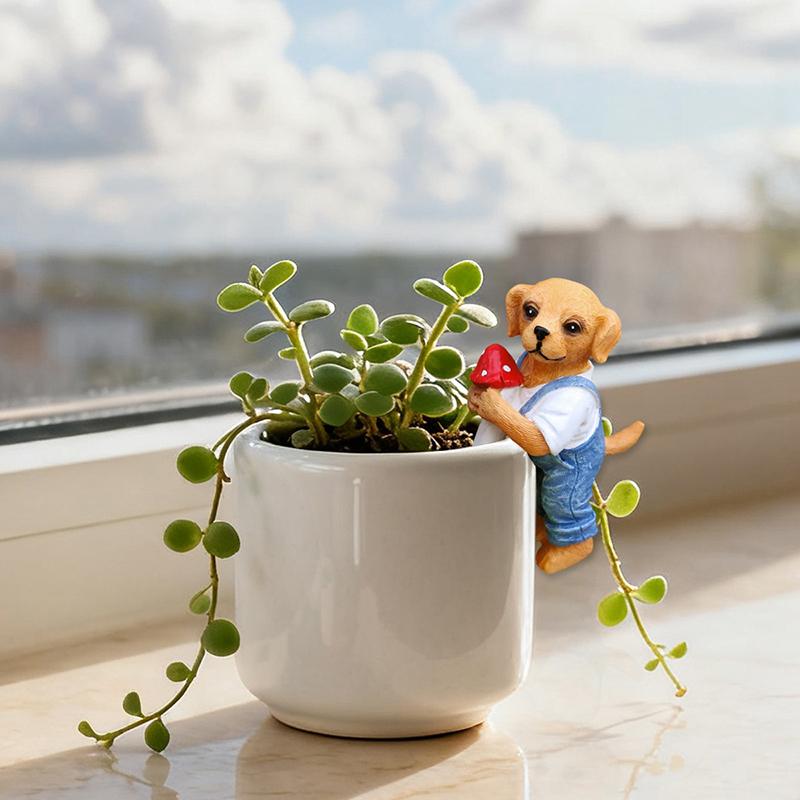 Linda Figura de Perro Colgante - Bonsai Garden Pot reseña y precio