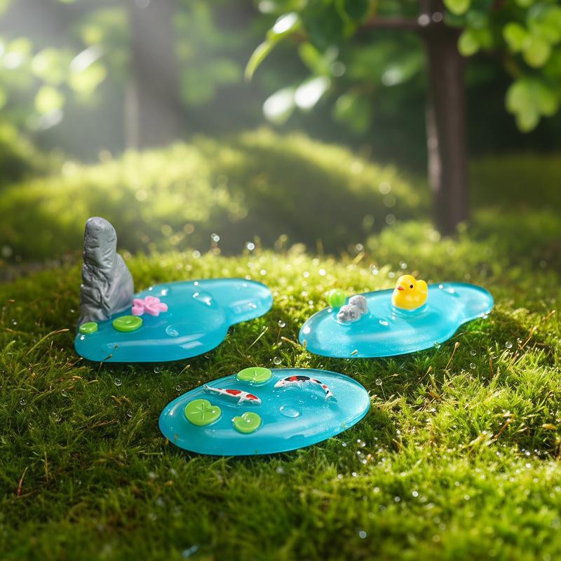 Mini adornos de resina para es - Bonsai Garden With Koi Pond reseña y precio