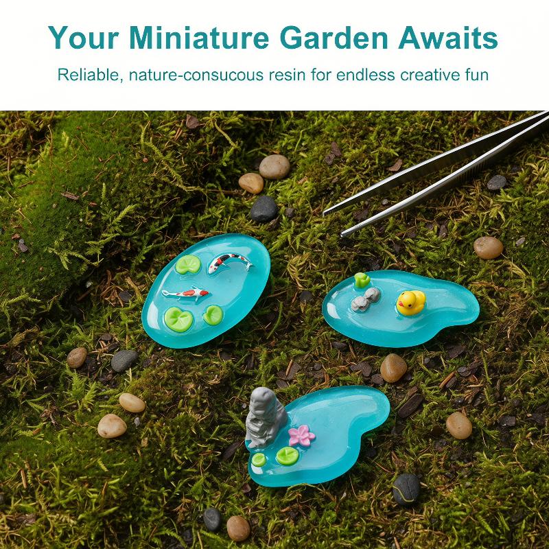 Mini adornos de resina para es - Bonsai Garden With Koi Pond reseña y precio