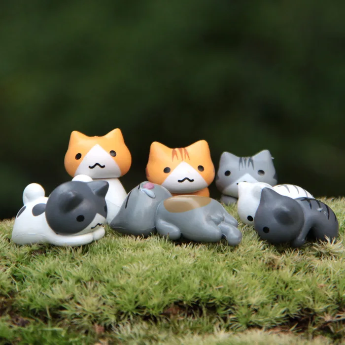 Juego de 6 piezas de gatos de  - Bonsai Garden Japan reseña y precio